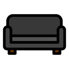 Canvas Print - sofa icon