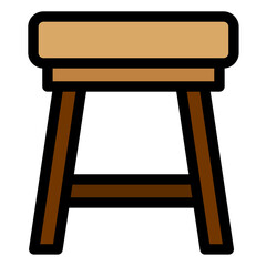 Wall Mural - stool icon