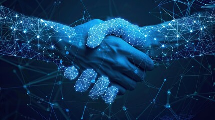 Digital Handshake - Connection & Collaboration