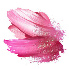 Sticker - PNG Abstract flower shape brush stroke petal plant paint.