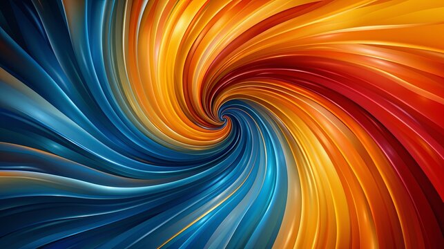 Abstract groovy hippie 70s background. Waves colorful vintage swirl, twirl ,psychedelic, striped pattern illustration design for wallpaper, web, banner and print