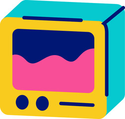 Poster - 90s Retro Style Sticker