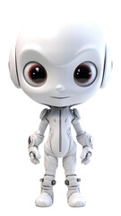 Poster - PNG Cartoon robot alien toy.