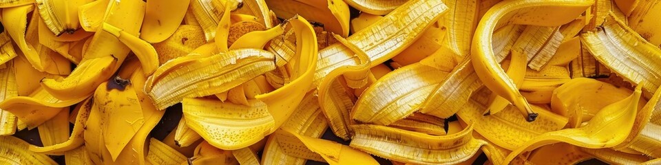 Poster - Banana peels used as natural fertilizer in sustainable farming practices.