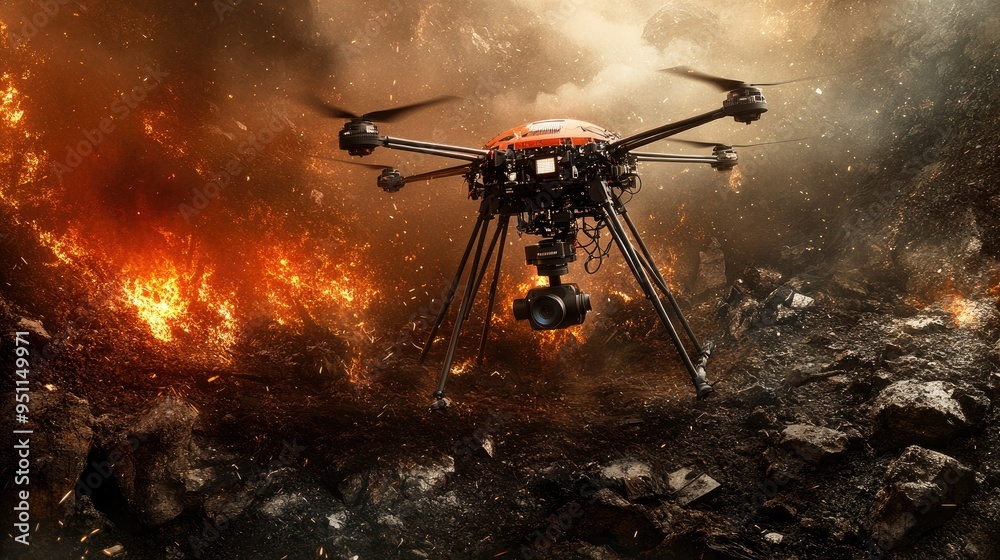 Infared Search And Rescue AI-powered drone for search and rescue with infrared capabilities ...