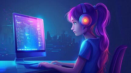 Wall Mural - Call center, online customer support. Contact Us Customer Service For Personal Assistant Service, Person Advisor and Social Media Network. 3D Web Vector Illustrations