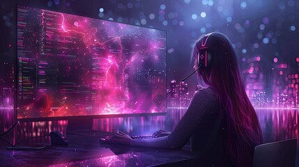 Wall Mural - Call center, online customer support. Contact Us Customer Service For Personal Assistant Service, Person Advisor and Social Media Network. 3D Web Vector Illustrations