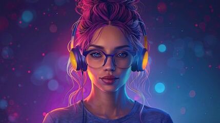 Wall Mural - Call center, online customer support. Contact Us Customer Service For Personal Assistant Service, Person Advisor and Social Media Network. 3D Web Vector Illustrations