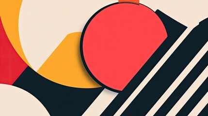 Poster - Minimalist graphic design with bold colors and smooth, sleek lines, creating a sharp and modern aesthetic for various uses