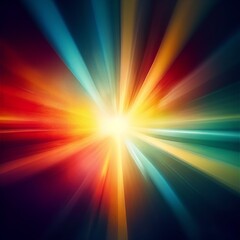 Wall Mural - abstract background with rays