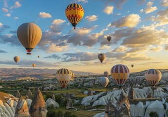 Canvas Print - Hot Air Balloons Over Cappadocia