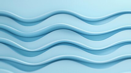 Poster - Abstract wavy fingerprint background, beautifully rendered in 3D.
