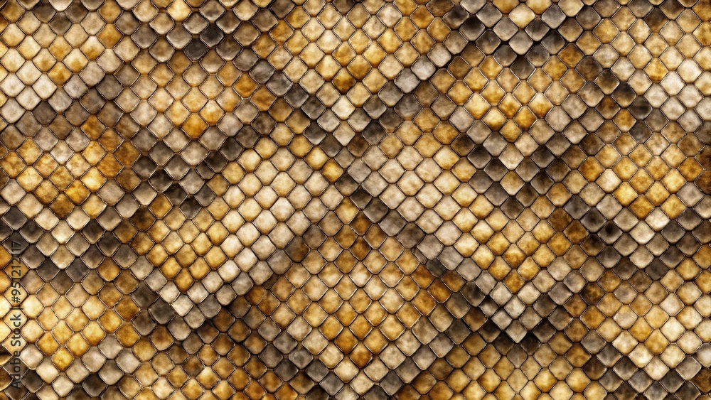 Seamless Texture Of Snake Skin Scales For Use As A Background Or Seamless Texture Of Snake Skin Scales For Use As A Background Or