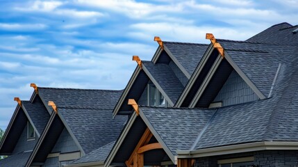 Rooftop View of Modern Homes