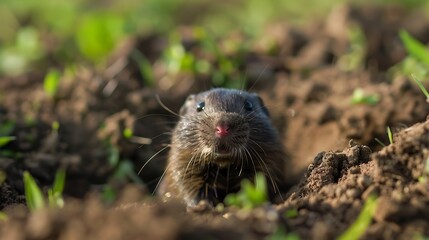 Wall Mural - A mole in the midst of summer