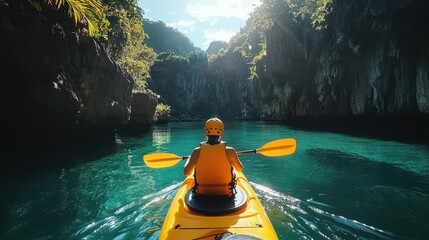 Kayaking Through the Enchanting Emerald Waters of El Nido