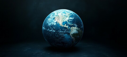 Aufkleber - Planet earth. Generative AI technology.	