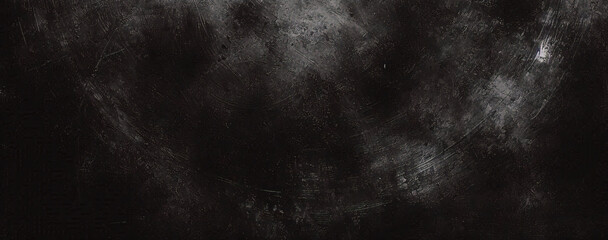 Sticker - Fondo de hormigón con textura grunge negro oscuro. Panorama de fondo o textura de pizarra negra gris oscuro. Textura de hormigón negro vectorial. Fondo de pared de piedra.	