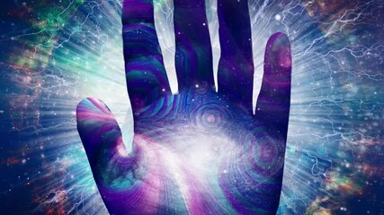 Wall Mural - the hand of maker