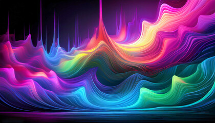 Swirling colorful abstracts, creating a dynamic and energetic visual effect.