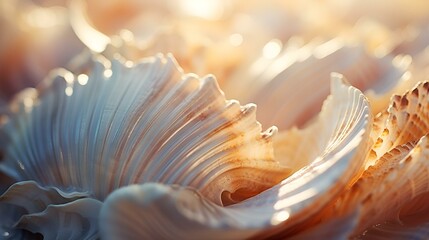 Poster - a close up of a shell. 