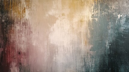 Leinwandbilder - A textured abstract background with layered brush strokes and muted tones, creating a sophisticated and artistic atmosphere.