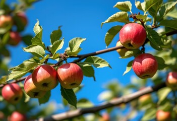 Canvas Print - apples on tree