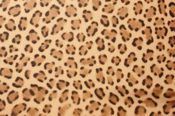 Wall Mural - Vintage drawing of leopard skin pattern backgrounds cheetah texture.