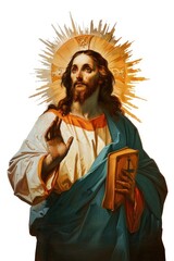 Wall Mural - Religious art of Jesus Christ