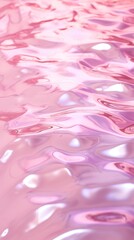 Wall Mural - A pink background with water ripples blossom flower purple.