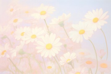 Sticker - Daisy backgrounds painting flower.