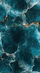 Wall Mural - Seamless abstract marble in dark teal with silver streaks, [Abstract Background Marble], [Vibrant and modern]