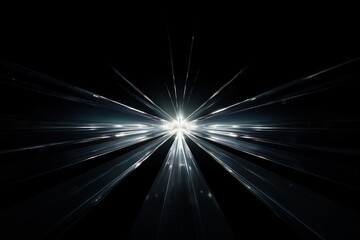 Wall Mural - Abstract light burst on black