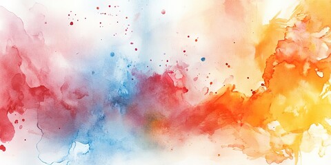 Canvas Print - abstract watercolor hand painted 