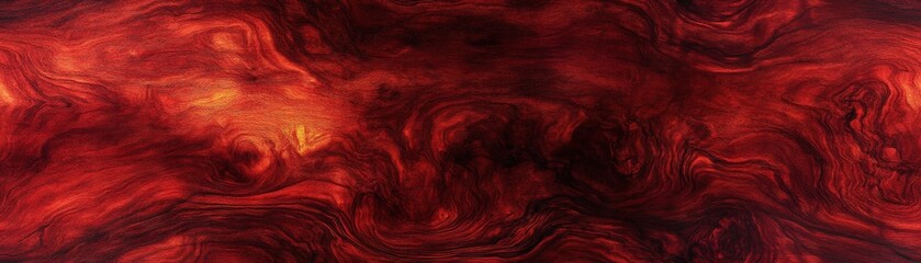 Sticker - Abstract red and black swirling background with fiery accents. Ideal for use in artistic, futuristic, or atmospheric projects.