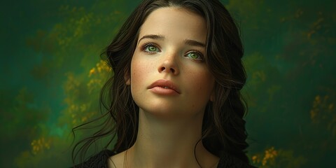 Canvas Print - portrait of a girl