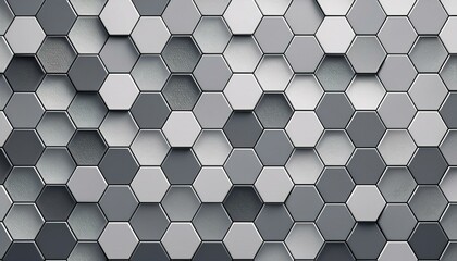 Poster - honeycomb patterned wood panels in hexagonal shape, wood, background, and abstract brown pattern. a 