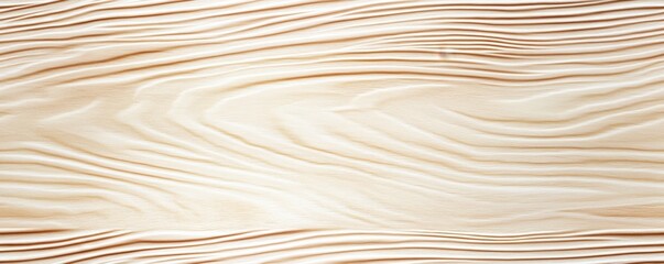 Wall Mural - High resolution close-up of natural wood texture with smooth, wavy grain patterns and light beige color, perfect for backgrounds or design elements.