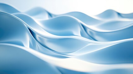 three dimensional render of wavy pattern. waves abstract background texture