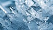 © cochisevisuals - Close-up of frosty, icy crystals, showing intricate details.