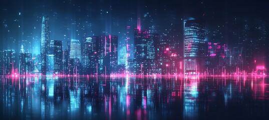Poster - A futuristic world where interconnected smart cities create a unified digital ecosystem.






