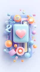Poster - Animated SVG icons being created on a digital canvas, web animation design, dynamic web content.
