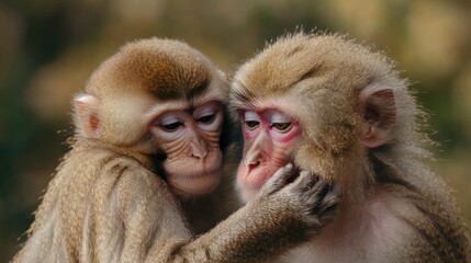 Two Monkeys, Close Up