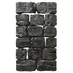 Black Stone Wall Texture