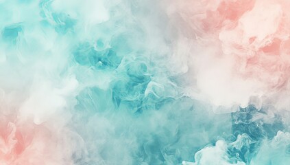 Poster - Swirling pastel watercolor background