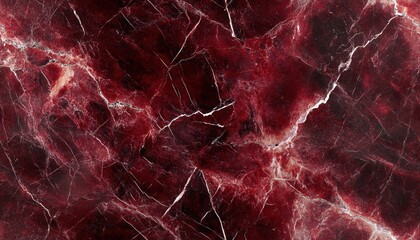 Sticker - Seamless marble texture in rich burgundy with gold highlights, [Abstract Background Marble], [Bold and luxurious]