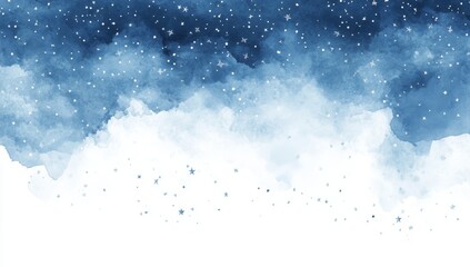 Wall Mural - background texture of sky clouds and abstract light blue particle painting
