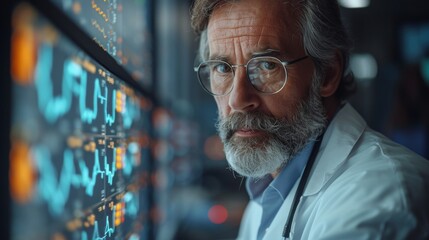 Poster - Show a doctor using evidence-based practice guidelines and clinical decision