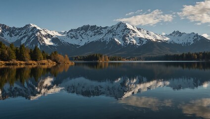  reflection in lake