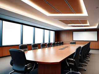 Blank conference room, office scene layout, commercial background